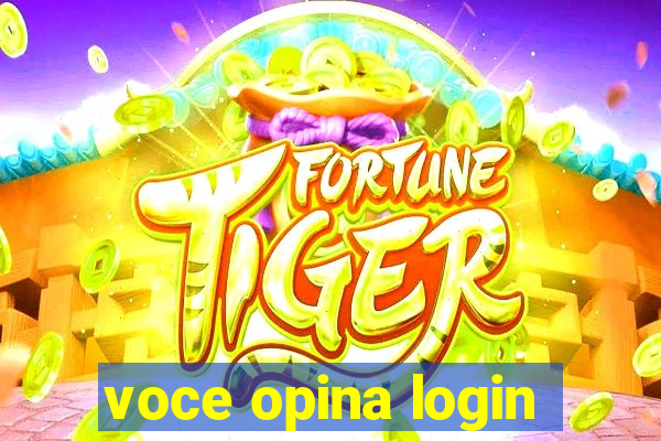 voce opina login